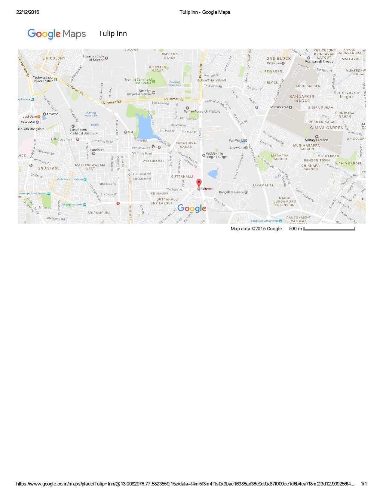 Tulip Inn Bangalore Luaran gambar